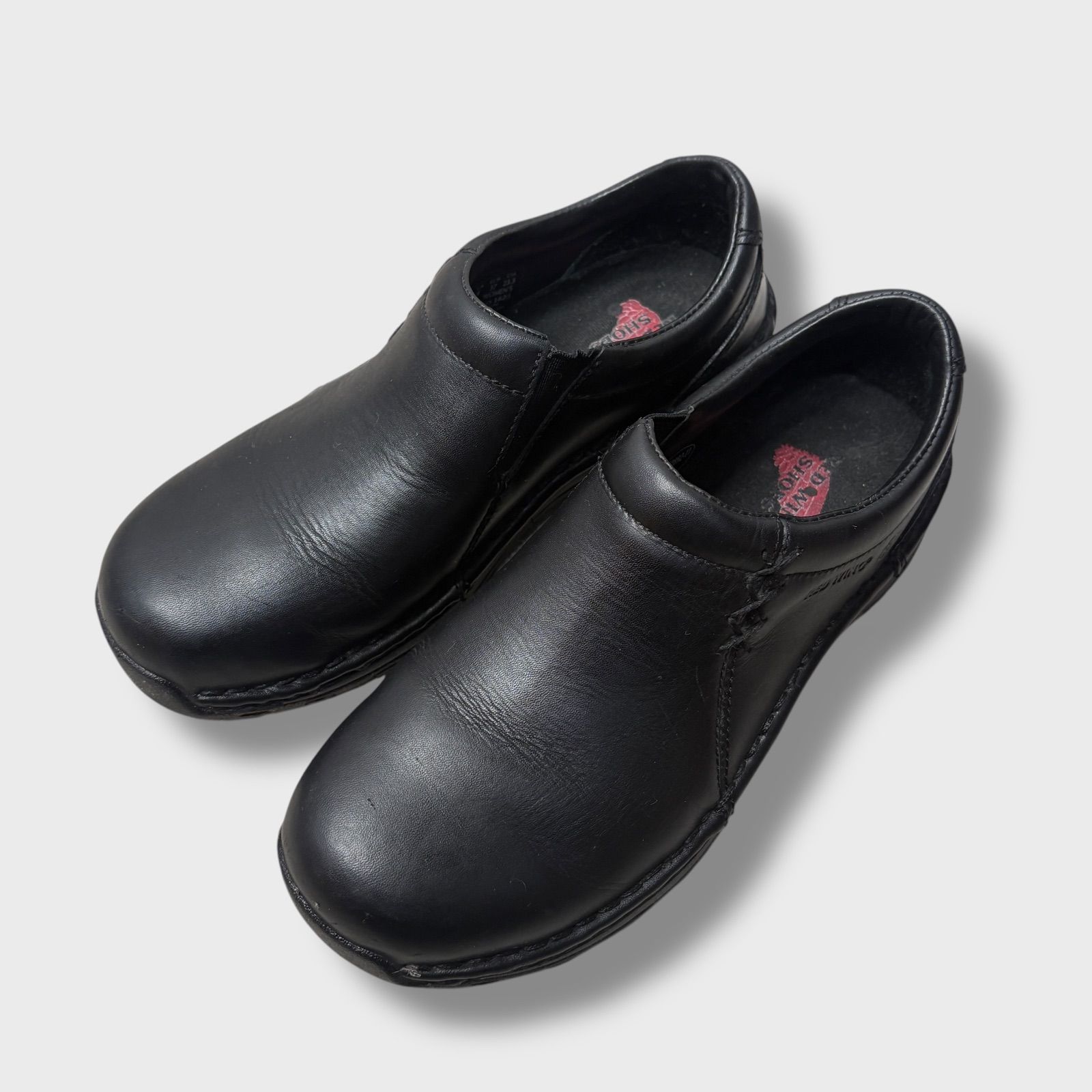♦️一点限り❣️レッドウィングRed Wing Shoes レザースリッポン25.5 ☆REDWING☆レッドウィング☆レザースリッポン☆レザーシューズ