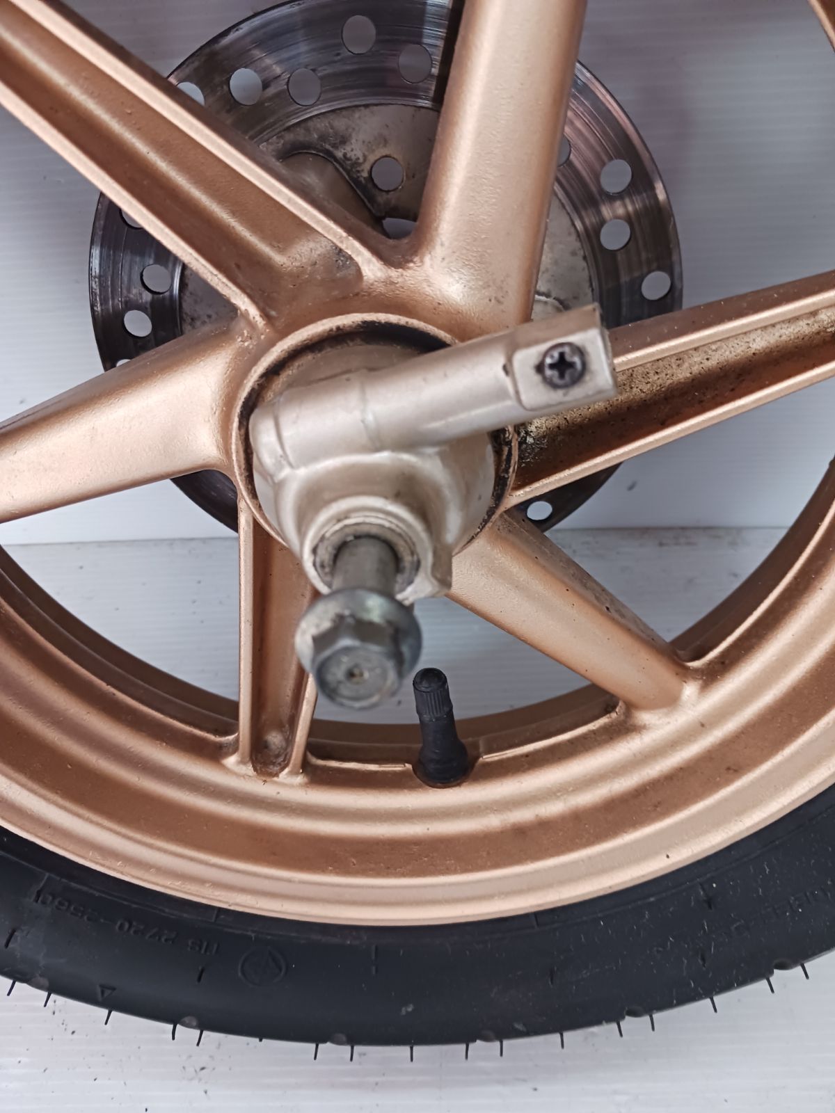 あ ホンダ ライブディオZX（AF35）フロントホイール