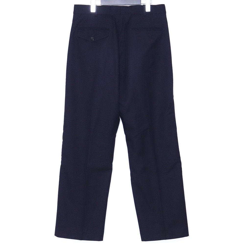 【完売】キャプテンサンシャイン KS22FPT01 2プリーツトラウザー KAPTAIN SUNSHINE 2 Pleats Trousers サイズ34 ネイビー