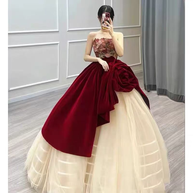ワンピースです ドレス 大人 ピアノ 発表会 ロングドレス ドレス 演奏会 結婚式 母親 ピアノ発表会 ワンピース パーティードレス イブニングドレスlwc789 lwc426春物最旬