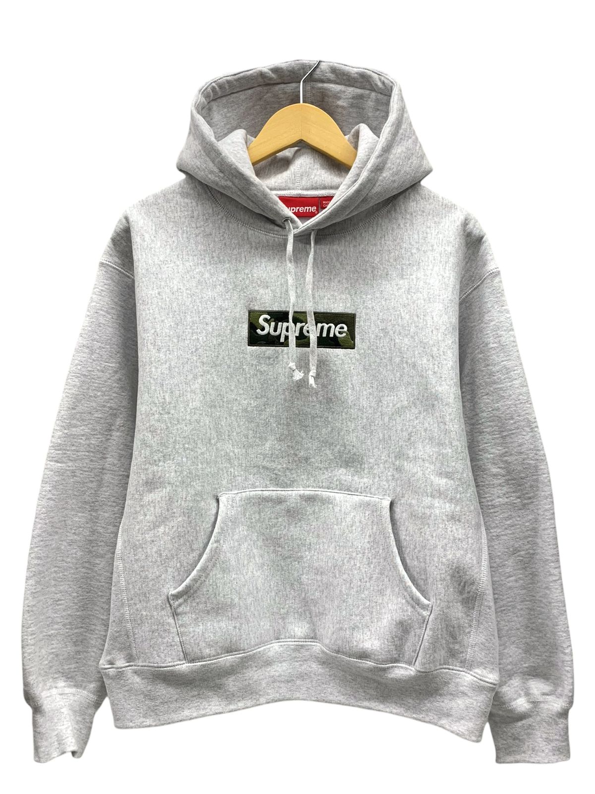 Supreme (シュプリーム) 23AW Box Logo Hooded Sweatshirt ボックスロゴ フーデッドパーカー フーディー S  グレー×迷彩 カモ メンズ /036 - メルカリ