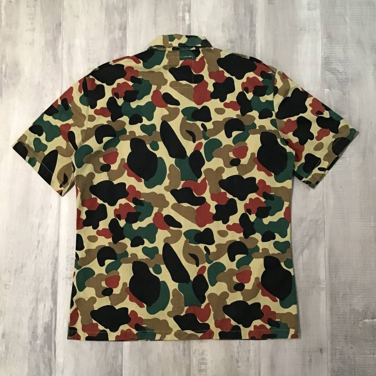 ☆初期☆ Apeman camo ミリタリー 半袖シャツ Mサイズ a bathing