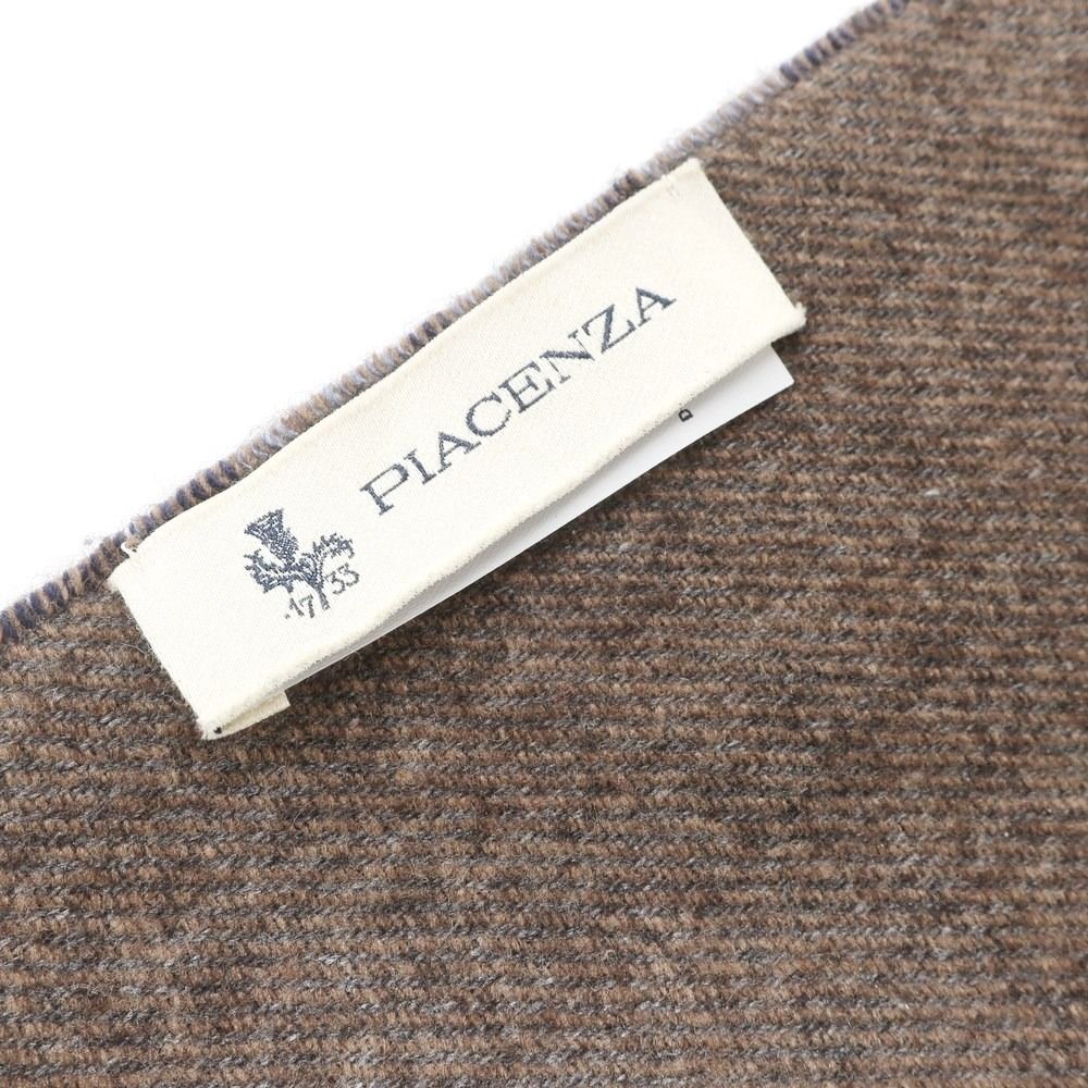 中古】ピアチェンツァ PIACENZA シルクカシミヤ チェック マフラー