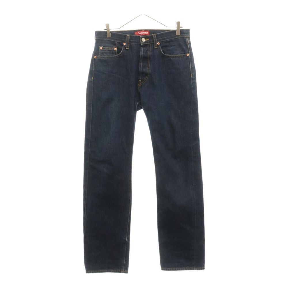 SUPREME (シュプリーム) Rigid Slim Fit Selvedge Jean リジット スリムフィット ジーンズ デニムパンツ ブルー
