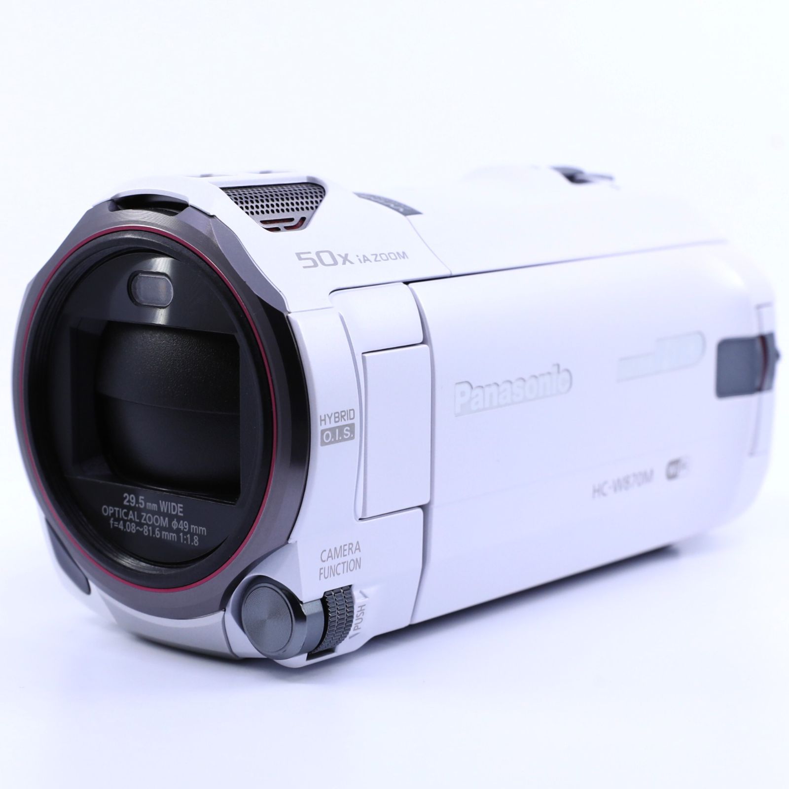 良品＞ パナソニック HDビデオ カメラ HC-W870M-W ホワイト - メルカリ