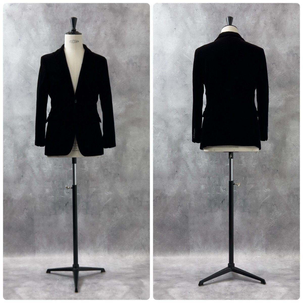 格安，新作 バーバリー ブラックレーベル ベルベットジャケット S