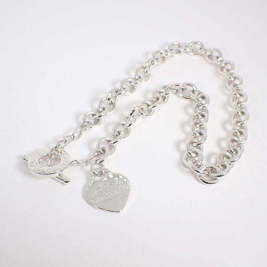 ティファニー925 チョーカー TIFFANY&Co.】ティファニー ハートリンク ネックレス チョーカー
