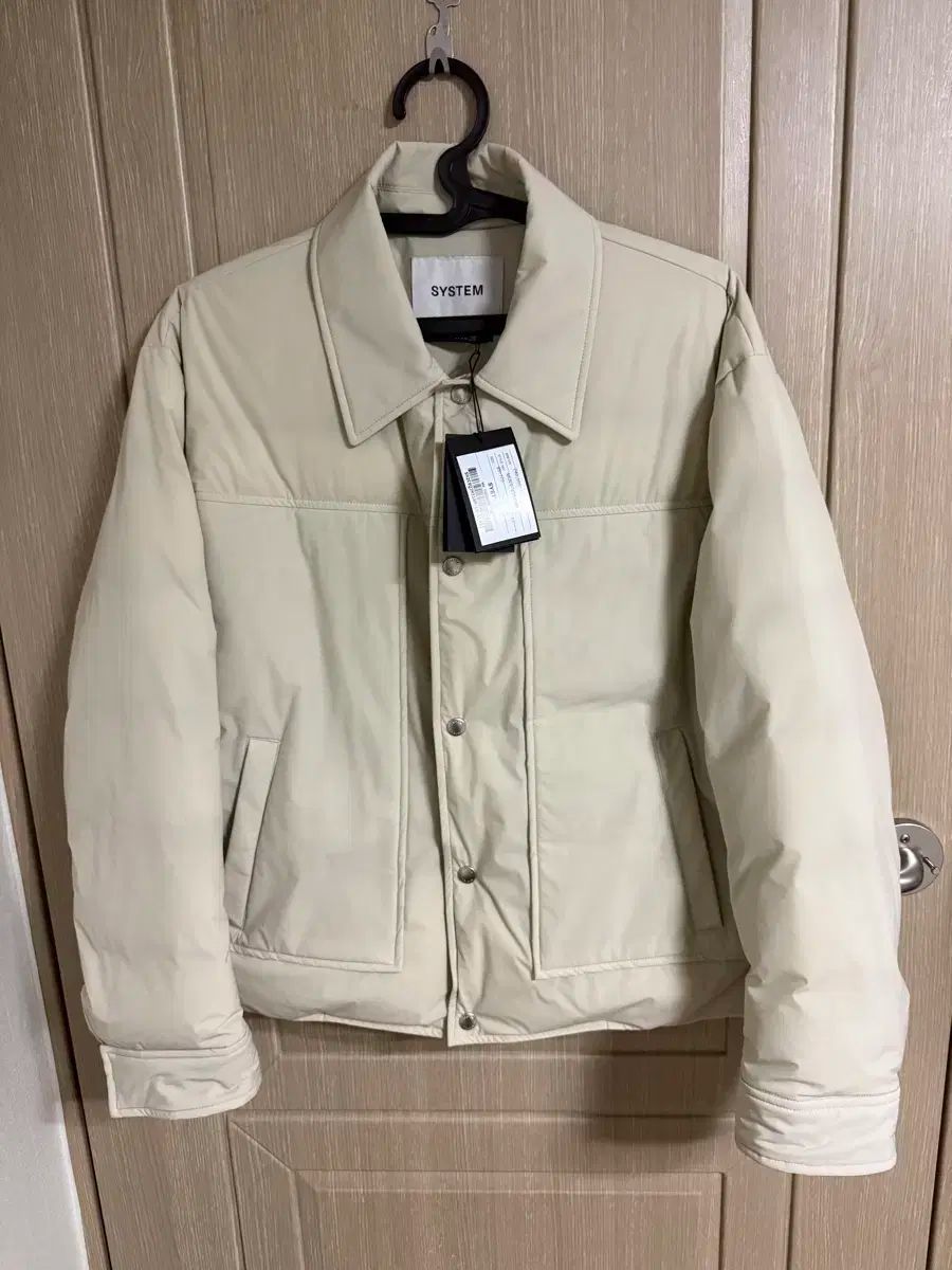 システムオム アイボリー グースダウン ジャケット