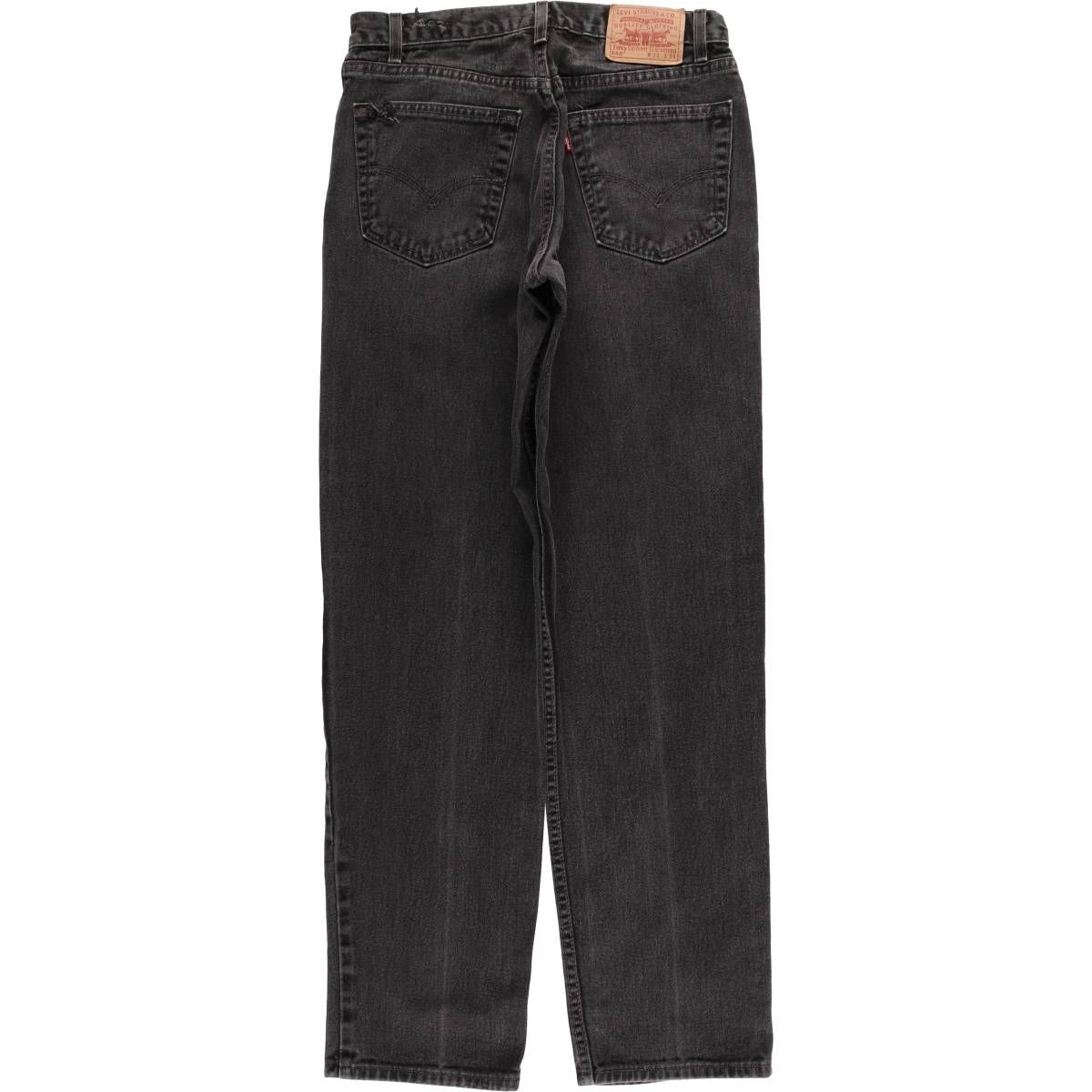 古着 00年代 リーバイス Levi s 0550-0260 RELAXED FIT ブラックデニム テーパードデニムパンツ メンズw31相当 eaa587605