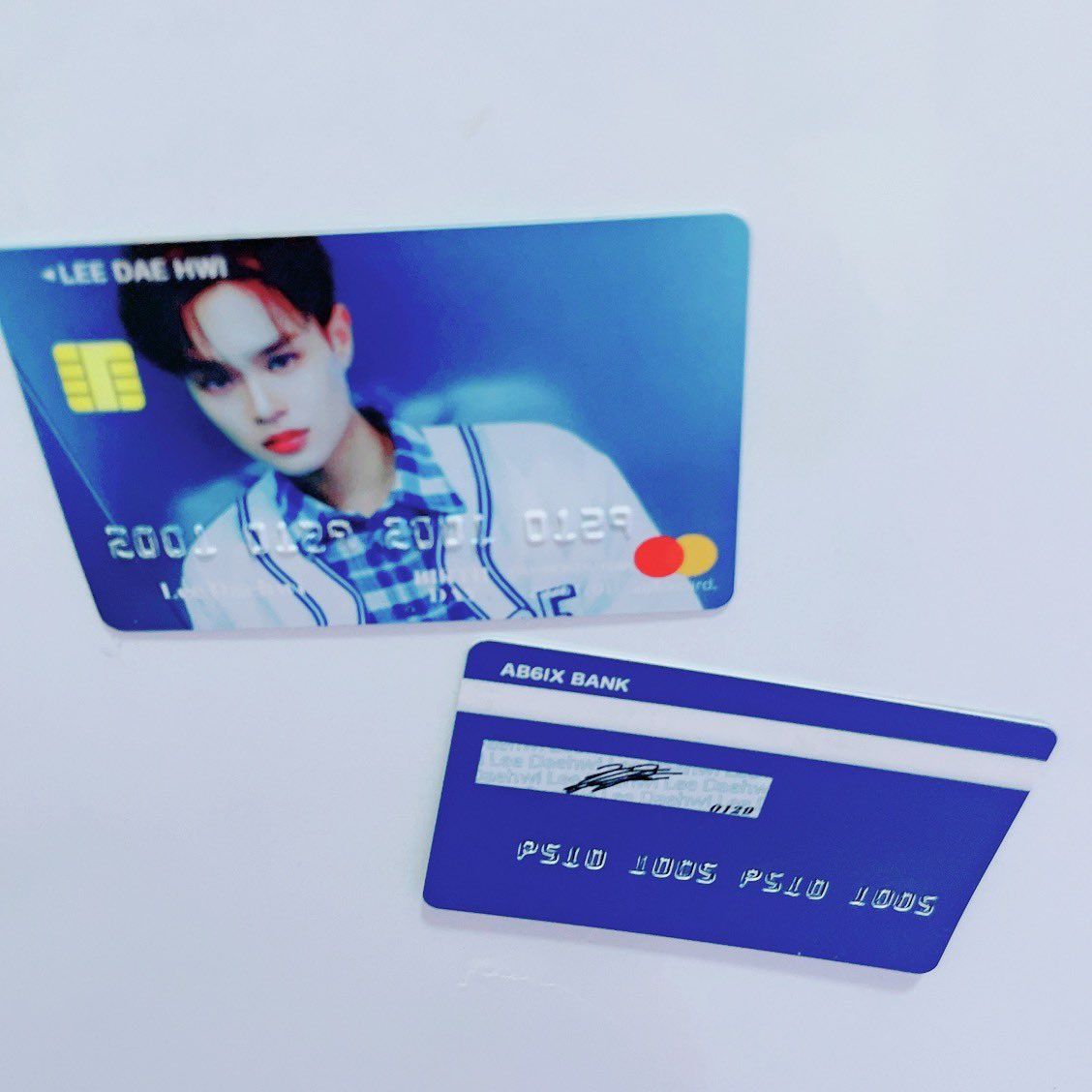 AB6IX デフィ イデフィ DAEHWI 2024センイルセット クレカ風PVCカード