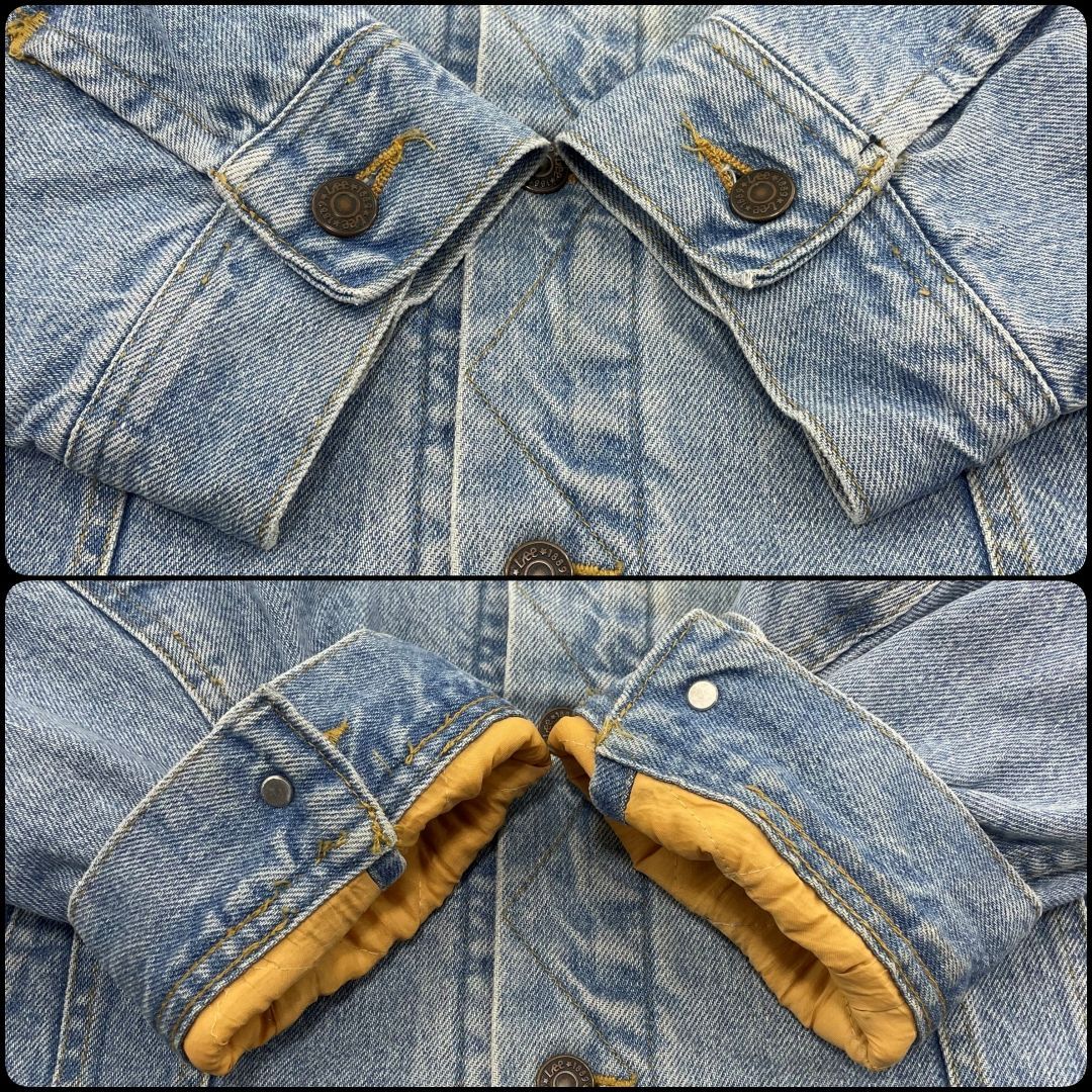 US古着・90's】Lee AUTHENTIC JACKET デニムジャケット Gジャン 総裏地