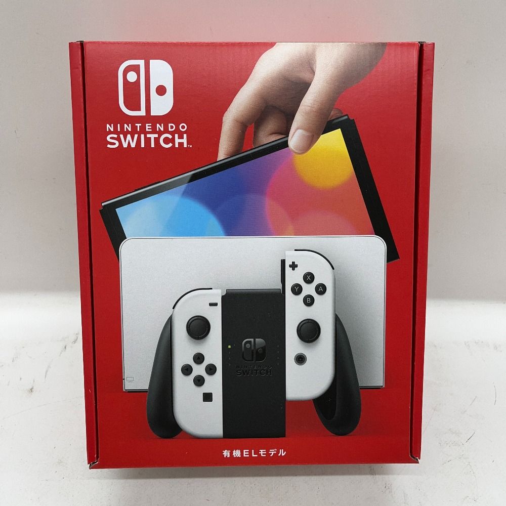 06w6105 Nintendo Switch 有機ELモデル  任天堂 ニンテンドー  ホワイト ニンテンドースイッチ  ゲームハード  【中古品】