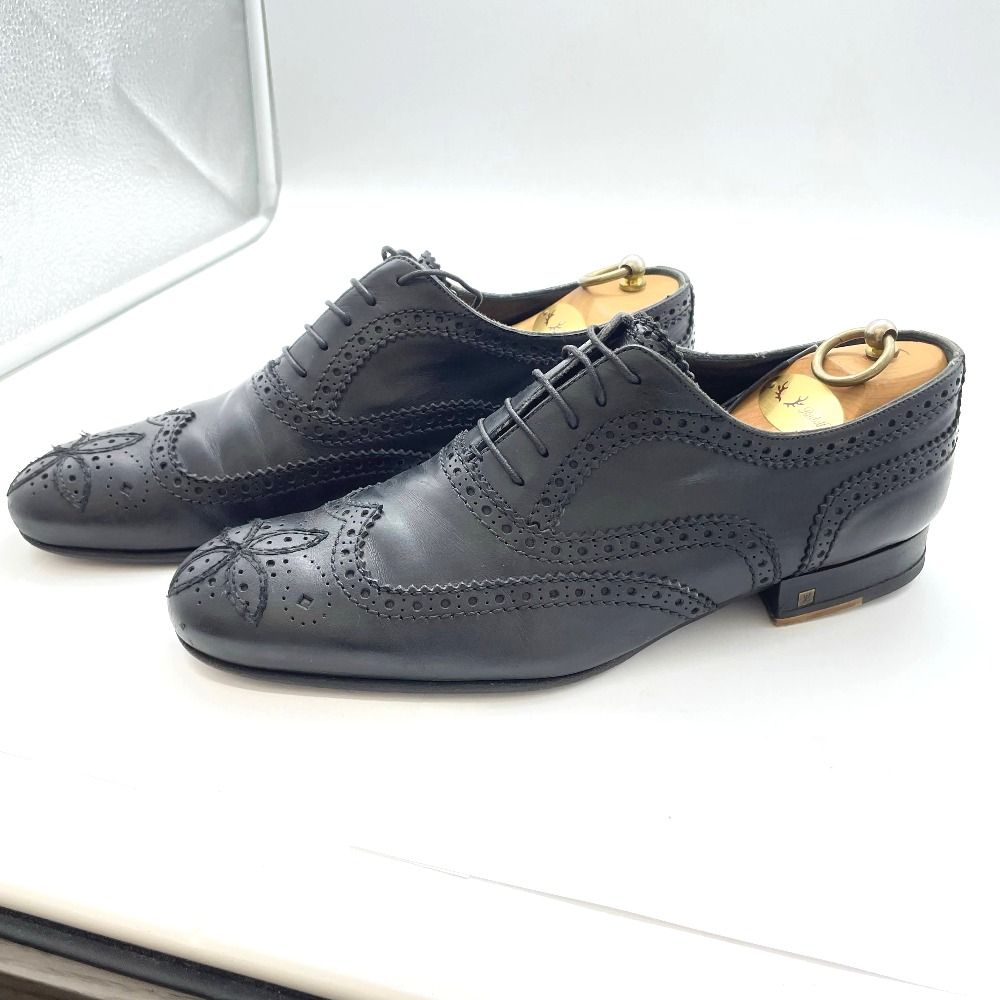 【正規品】極美 ルイヴィトン レザー ビジネスシューズ 革靴 ブーツ 6 1/2 LOUIS VUITTON ルイ・ヴィトン レザーシューズ 革靴 サイズ8 1/2
