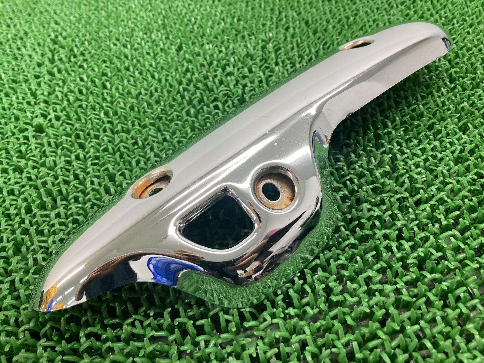 SR400 マフラーヒートガード ヤマハ 純正 中古 バイク 部品 RH03J
