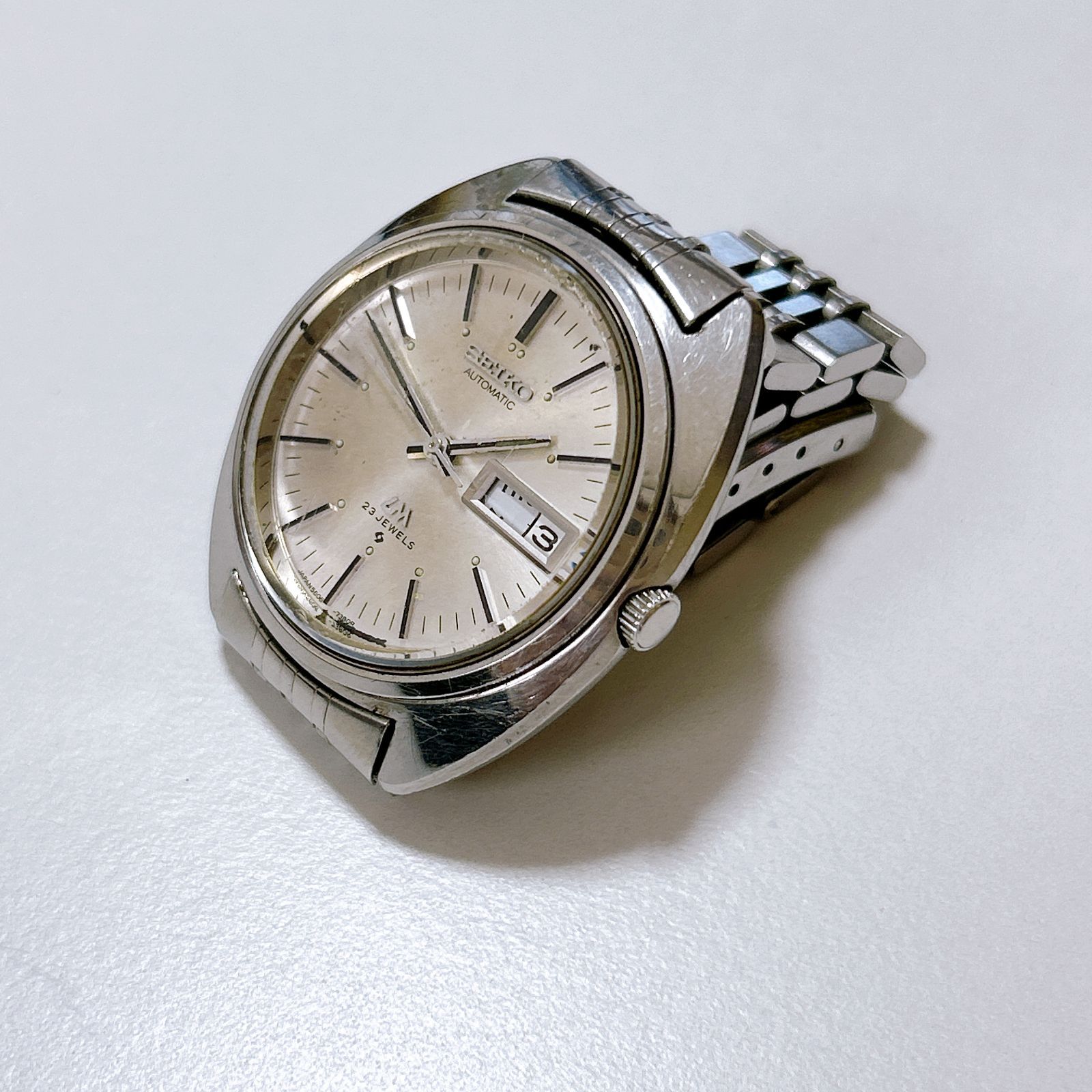 鳩*十様 セイコー　SEIKO LMロードマチック5606-7151自動巻き SEIKO セイコー ロードマチックLM 23石 5606-7151 自動巻 腕時計 稼働