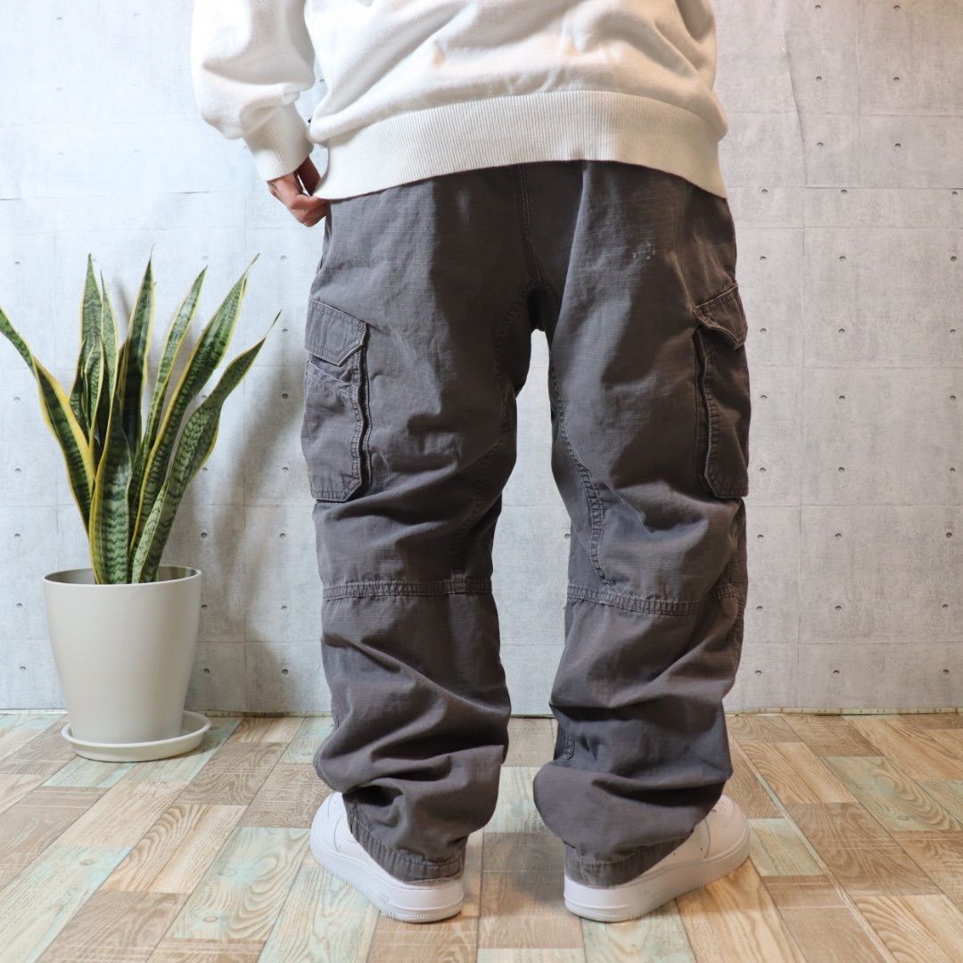 Carhartt ワイドカーゴパンツ ビッグサイズ 色味◎ W38 - FIRE used