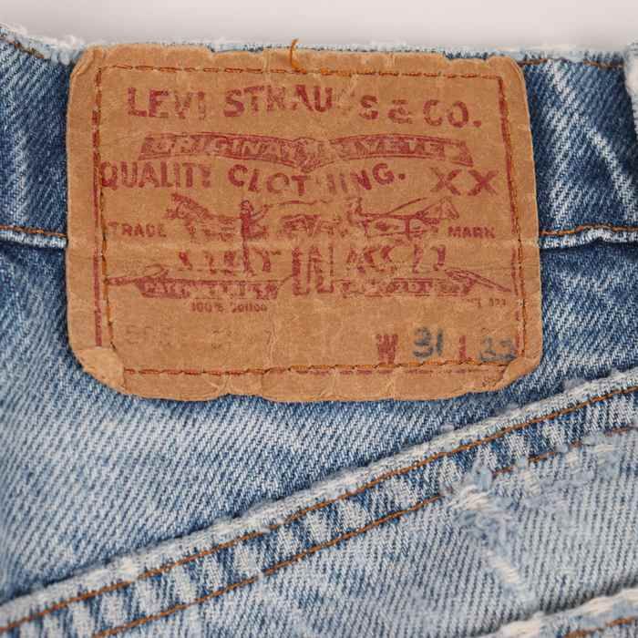 リーバイス デニムパンツ ジーンズ テーパード アメリカ買付品 海外古着 メンズ W31L32サイズ ブルー Levi's 【中古】