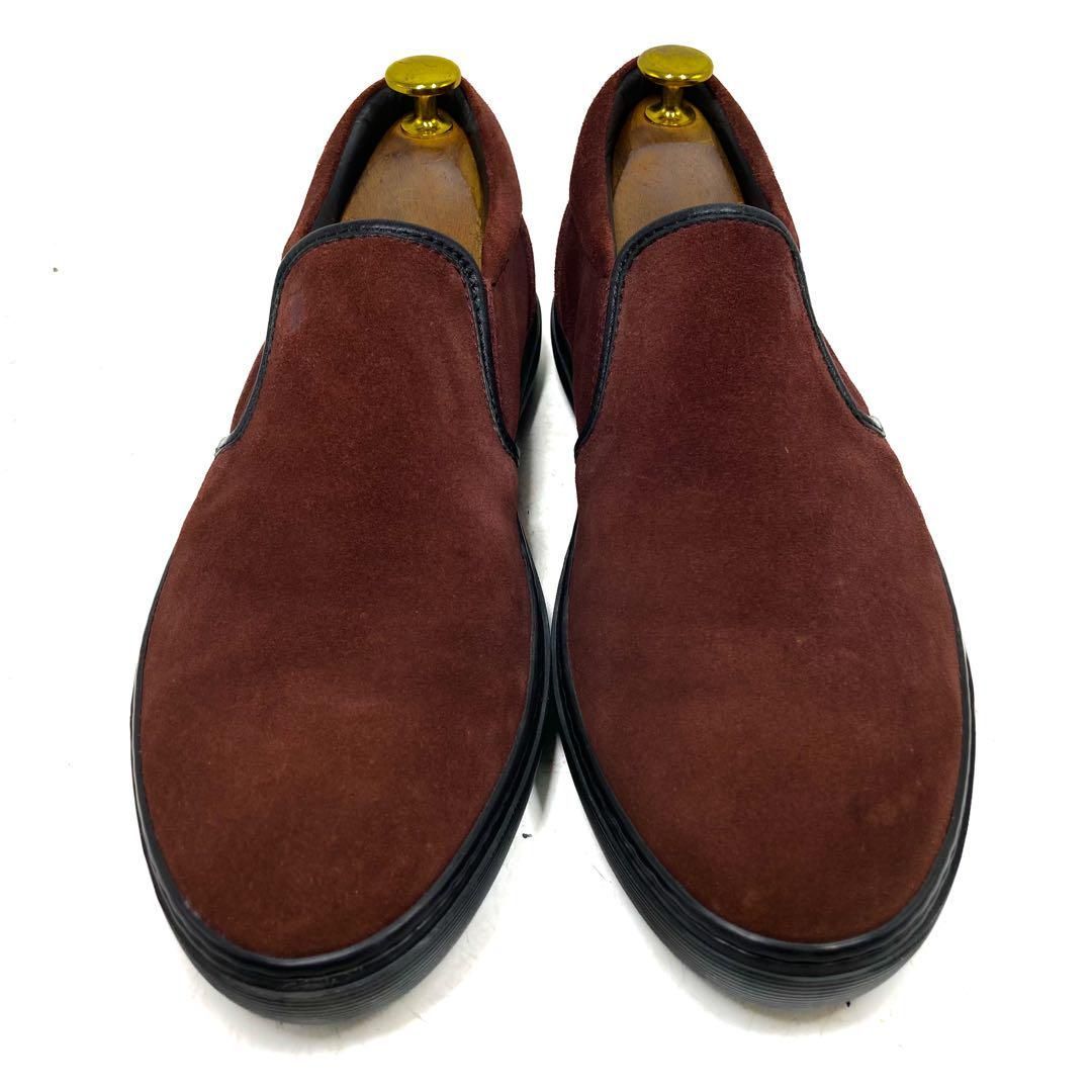 保存袋付 TOD S トッズ スウェード ローファー ゴンミーニ バーガンディ 24.5 cm