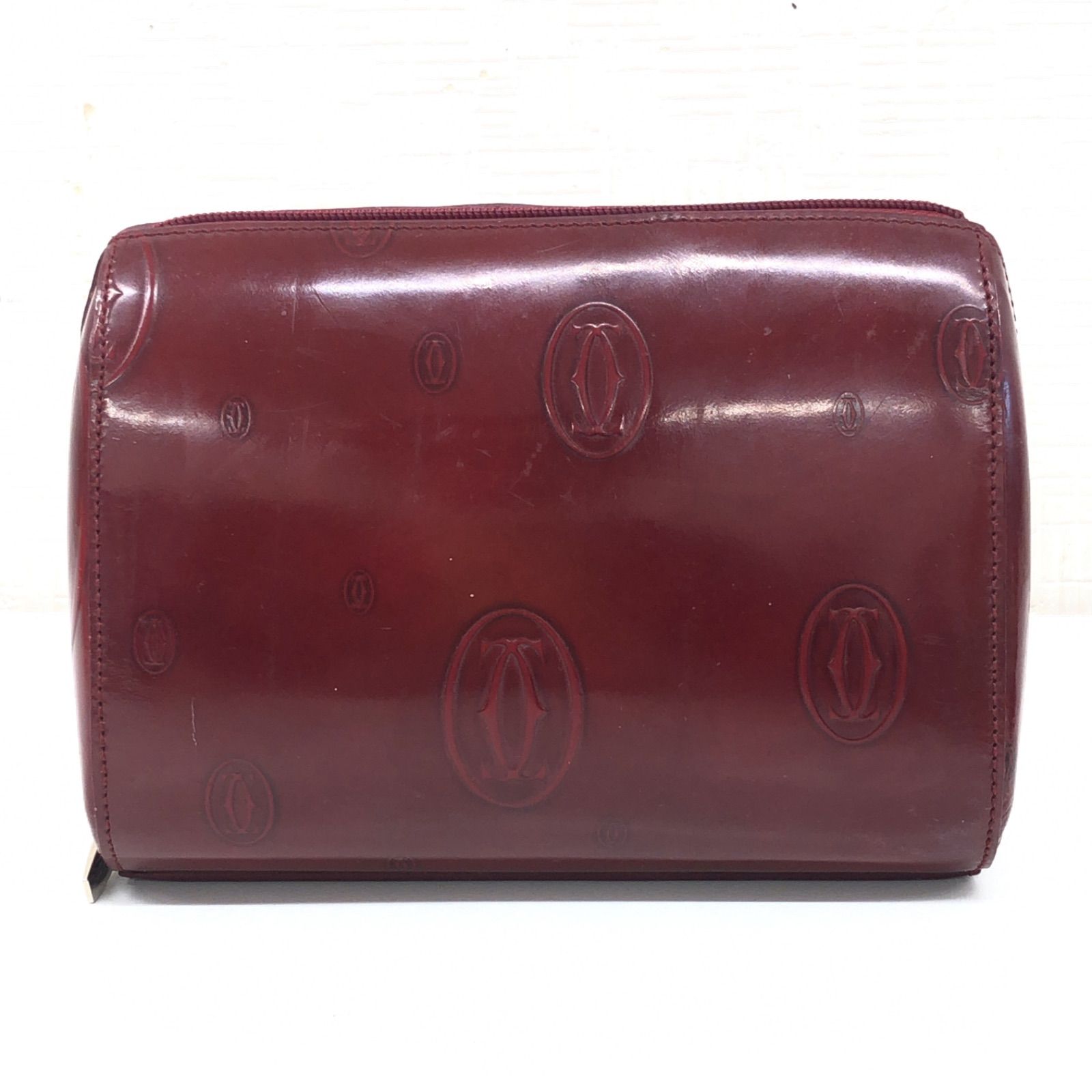 Cartier カルティエ　希少 バニティー レザー ポーチ Cartier カルティエ希少 バニティー レザー ポーチ
