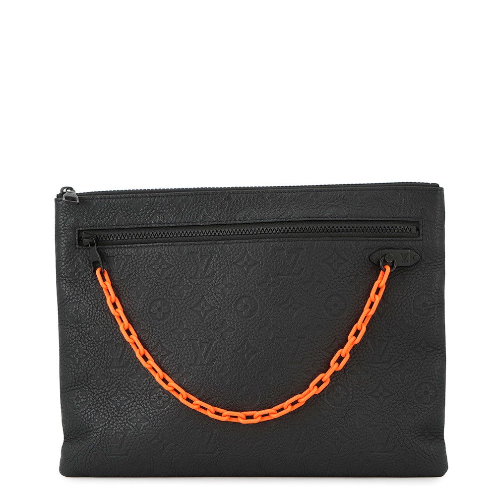 ルイヴィトン クラッチバッグ モノグラム トリヨン ポシェット A4 M67461 ヴァージル アブロー 黒 ブラック