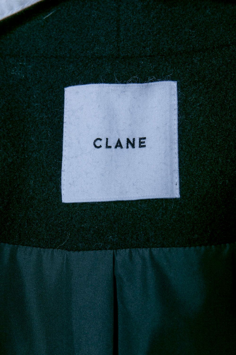 【CLANE】クラネ ショールカラーフレアコート CLANE - ショールカラーフレアコート - SHAWL COLLAR FLARE COAT GREY