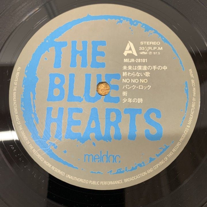 △01)【同梱不可】ザ・ブルーハーツ/The Blue Hearts/MEJR-28101