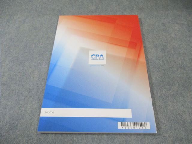 CPA会計学院 公認会計士講座 財務会計論(計算・理論) 改正論点 2024年・2025年・2026年合格目標 未使用品 010s4D CPA 財務会計論 補講・改正論点対応セット／2025〜2026年合格