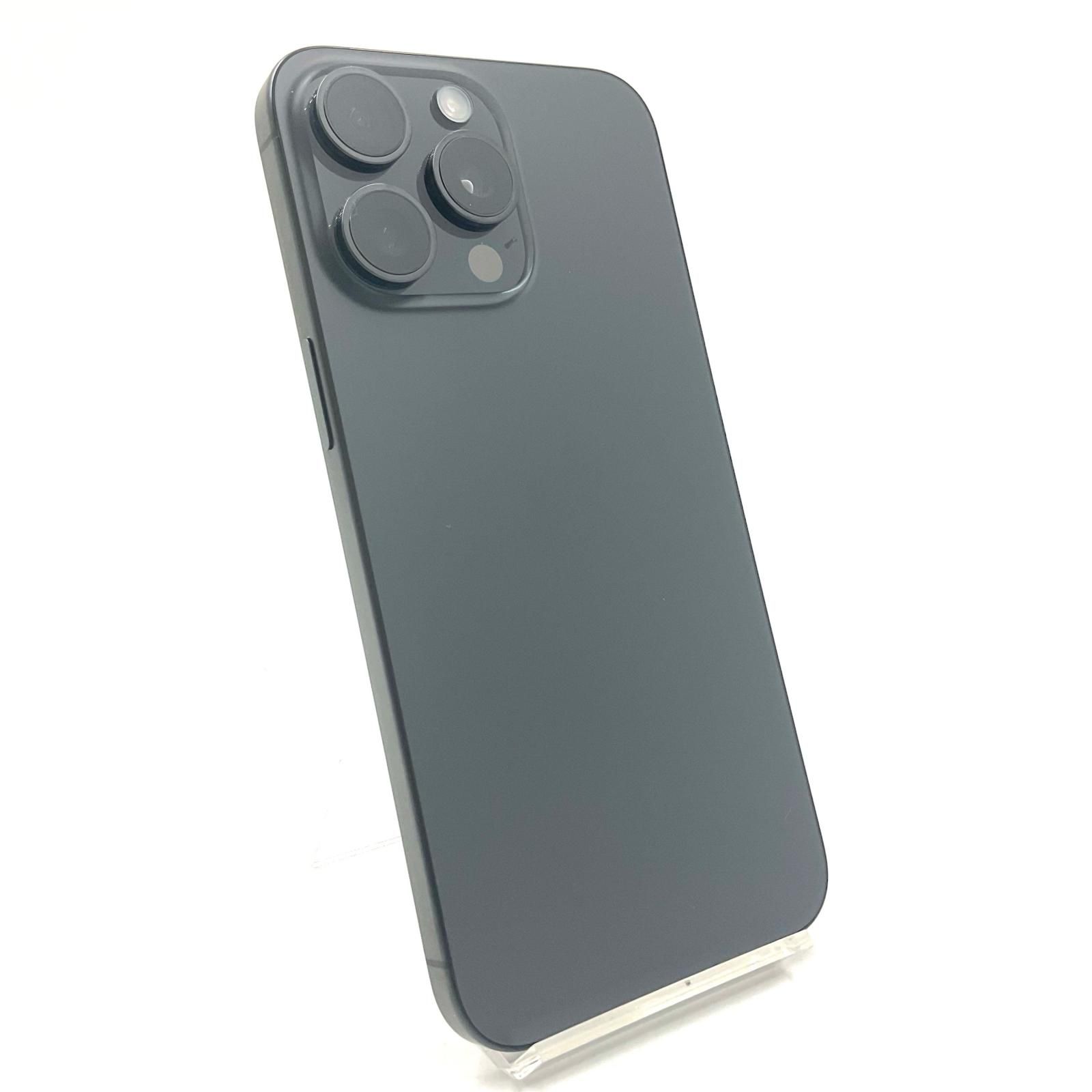 【全額返金保証】【最速発送】Apple iPhone 15 Pro Max 256GB ブラックチタニウム SIMフリー 88% 超美品 動作確認済