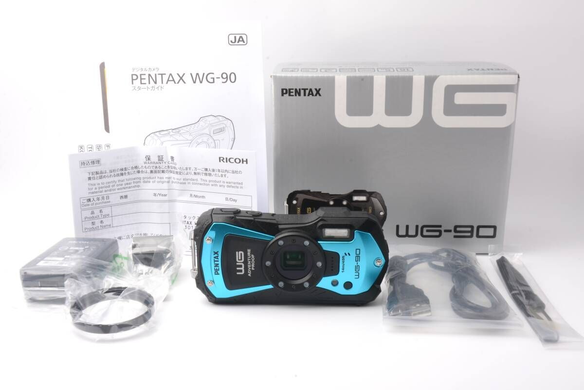 極上品 PENTAX WG-90 ブルー 元箱付き LL4117#Z3332 - メルカリ