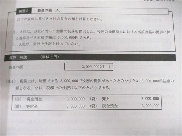 CPA会計学院 公認会計士講座 租税法 理論対策/テキスト/個別問題