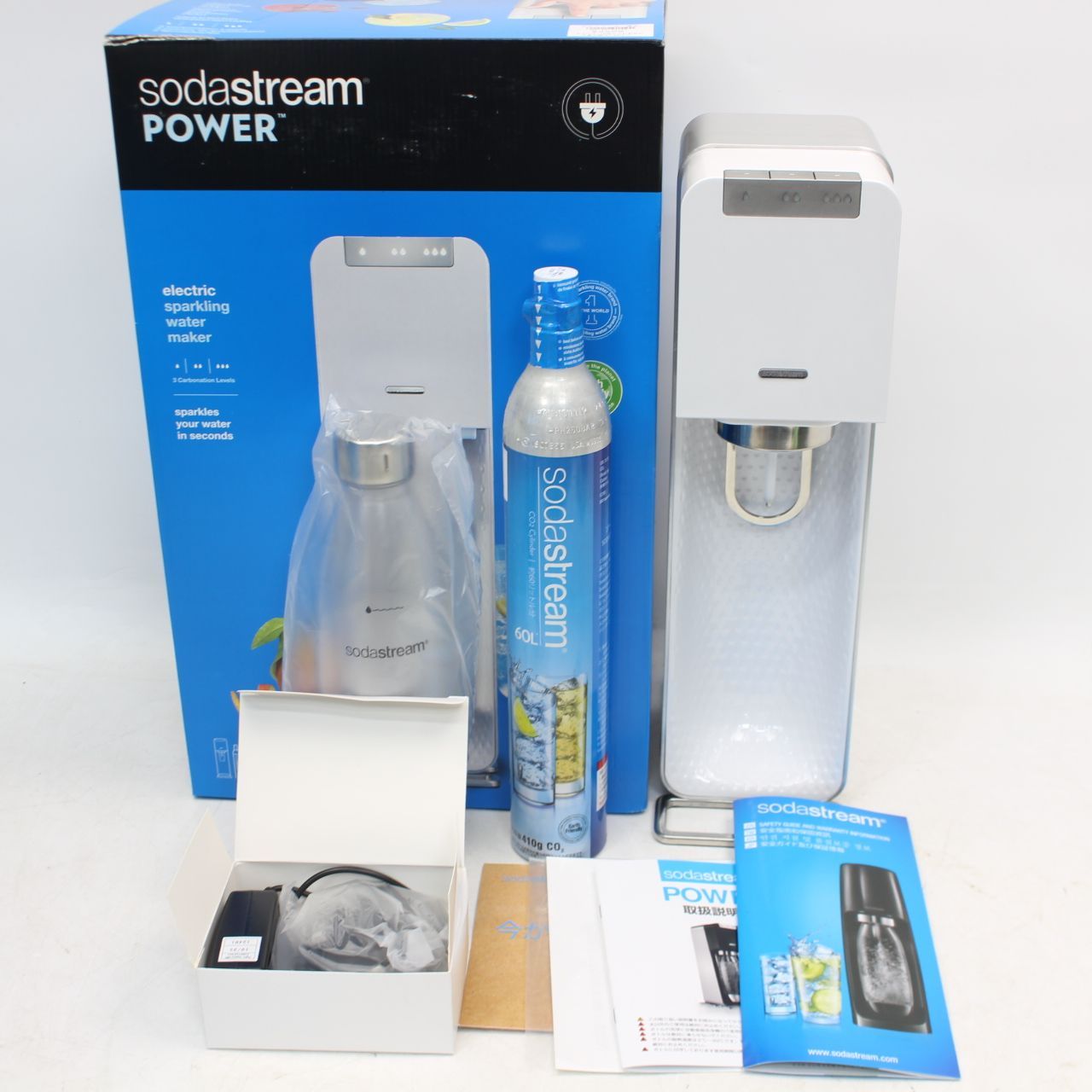 133)【未使用/最上位モデル】SodaStream POWER ソーダストリームパワー 炭酸水メーカー SSM1059 - メルカリ