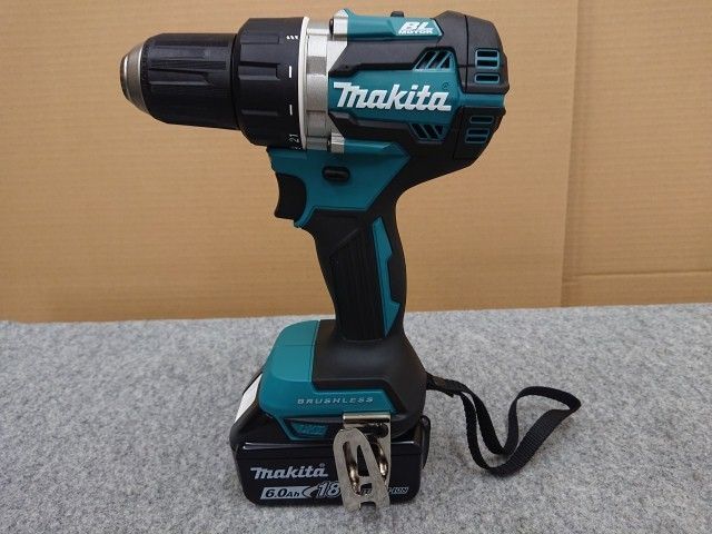 マキタ 充電式ドライバドリル DF484DRGX 青 18V 6.0Ah バッテリ2本 充電器 ケース付