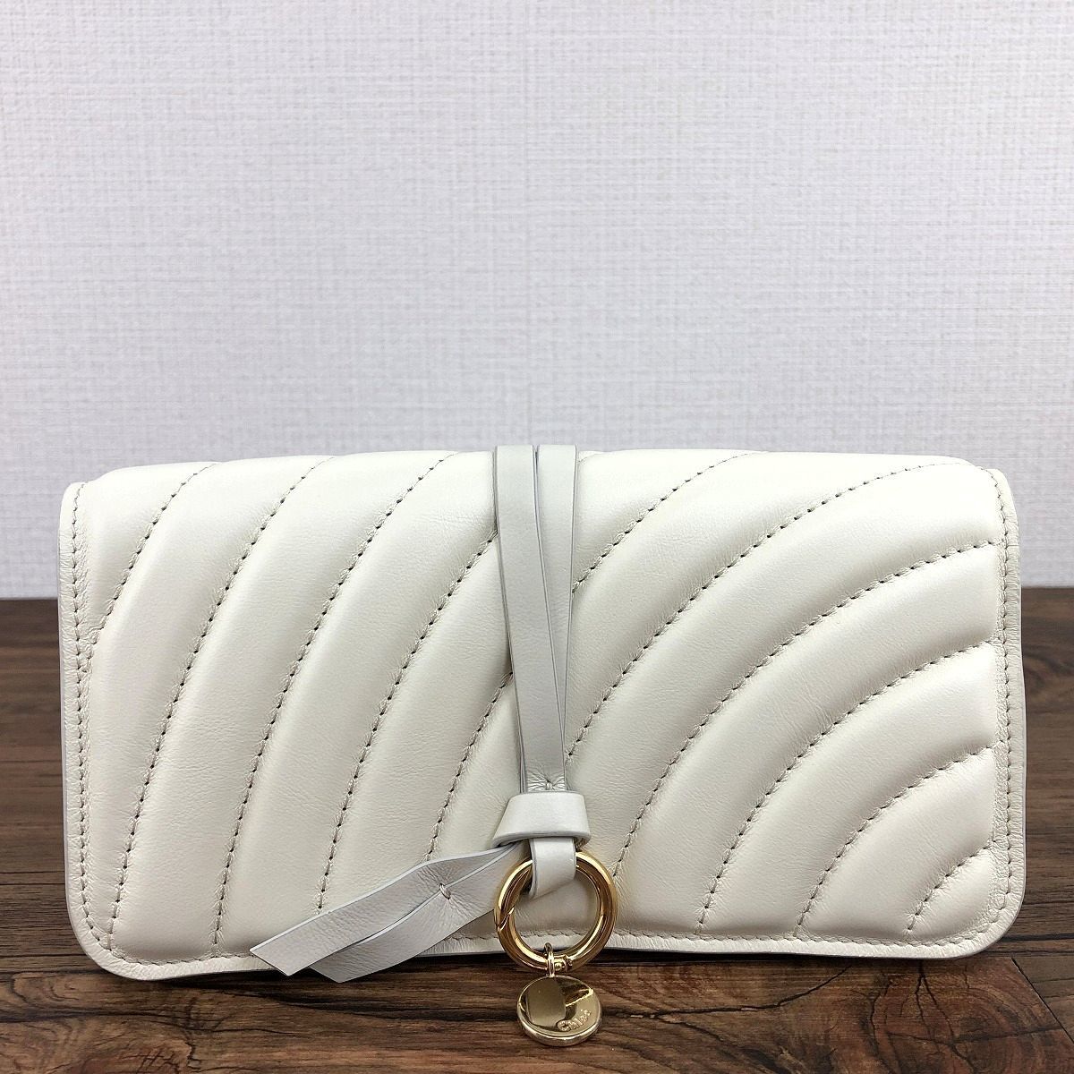 未使用品 Chloe 長財布 ホワイト 箱付き 199 - 長財布