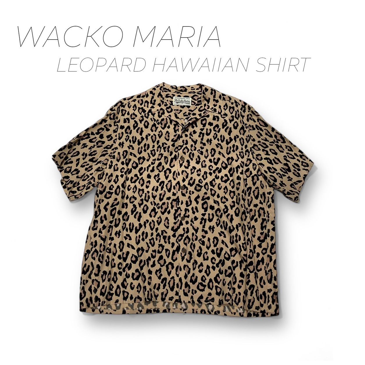 Wacko Maria Hawaiian Shirt ワコマリア シャツ L WACKO MARIA | ワコマリア HAWAIIAN SHIRT S/S (TYPE 2) #BLACK