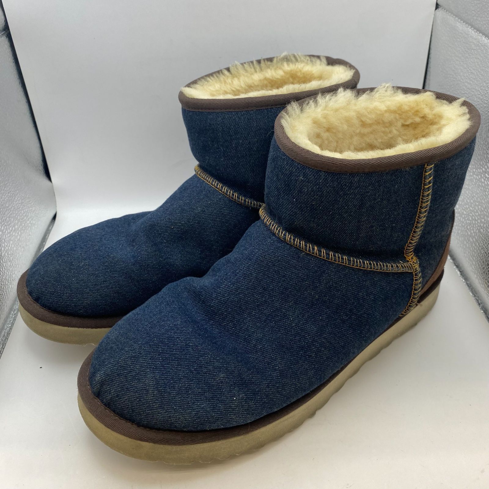 p*d様 UGG ムートンブーツ 29cm 中古美品 UGG WOMENS CLASSIC SHORT II GREY アグ ムートンブーツ
