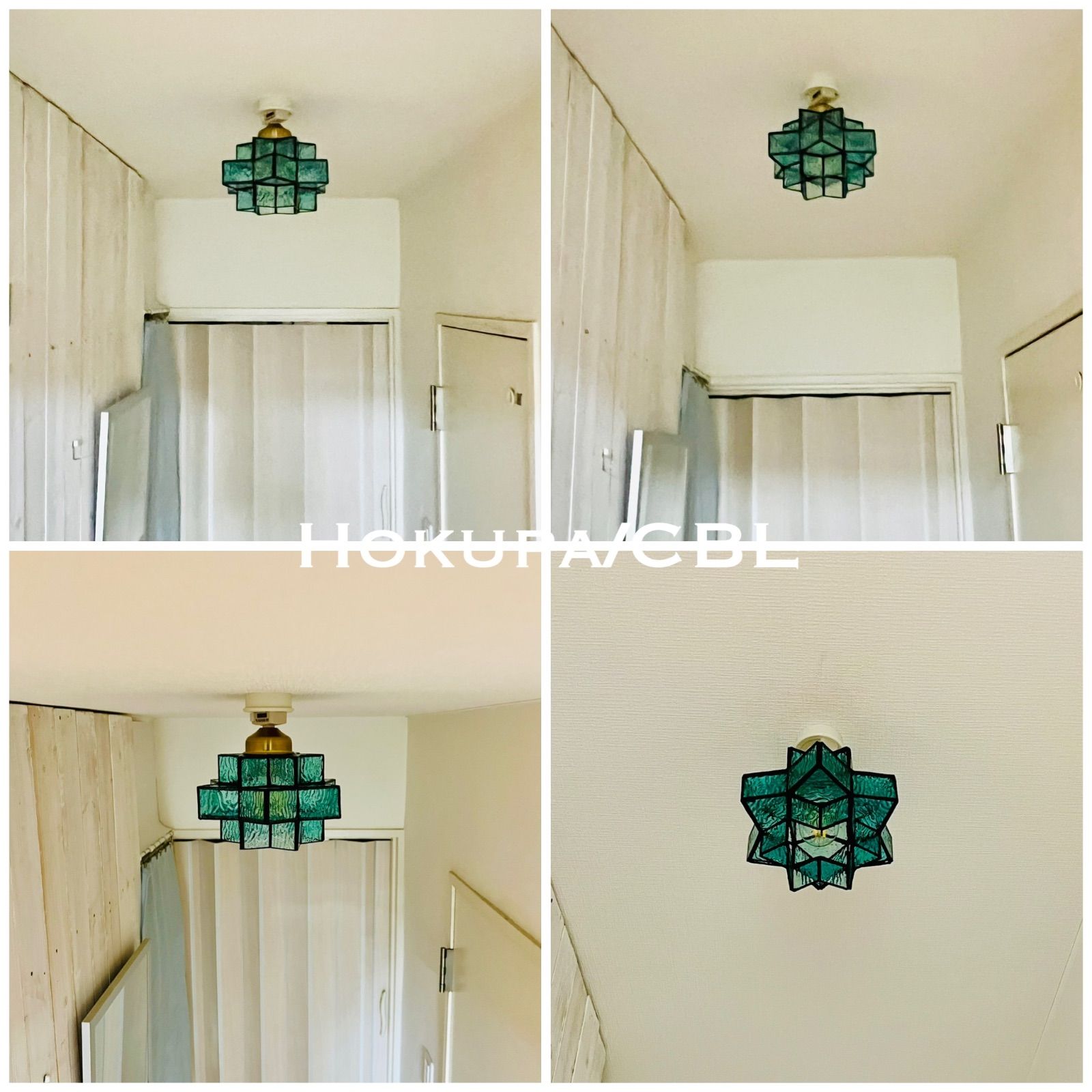 天井照明 Hokupa/CBL シーリングライト ステンドグラス LED電球付 天井照明 Hokupa/CBL シーリングライト ステンドグラス ランプ