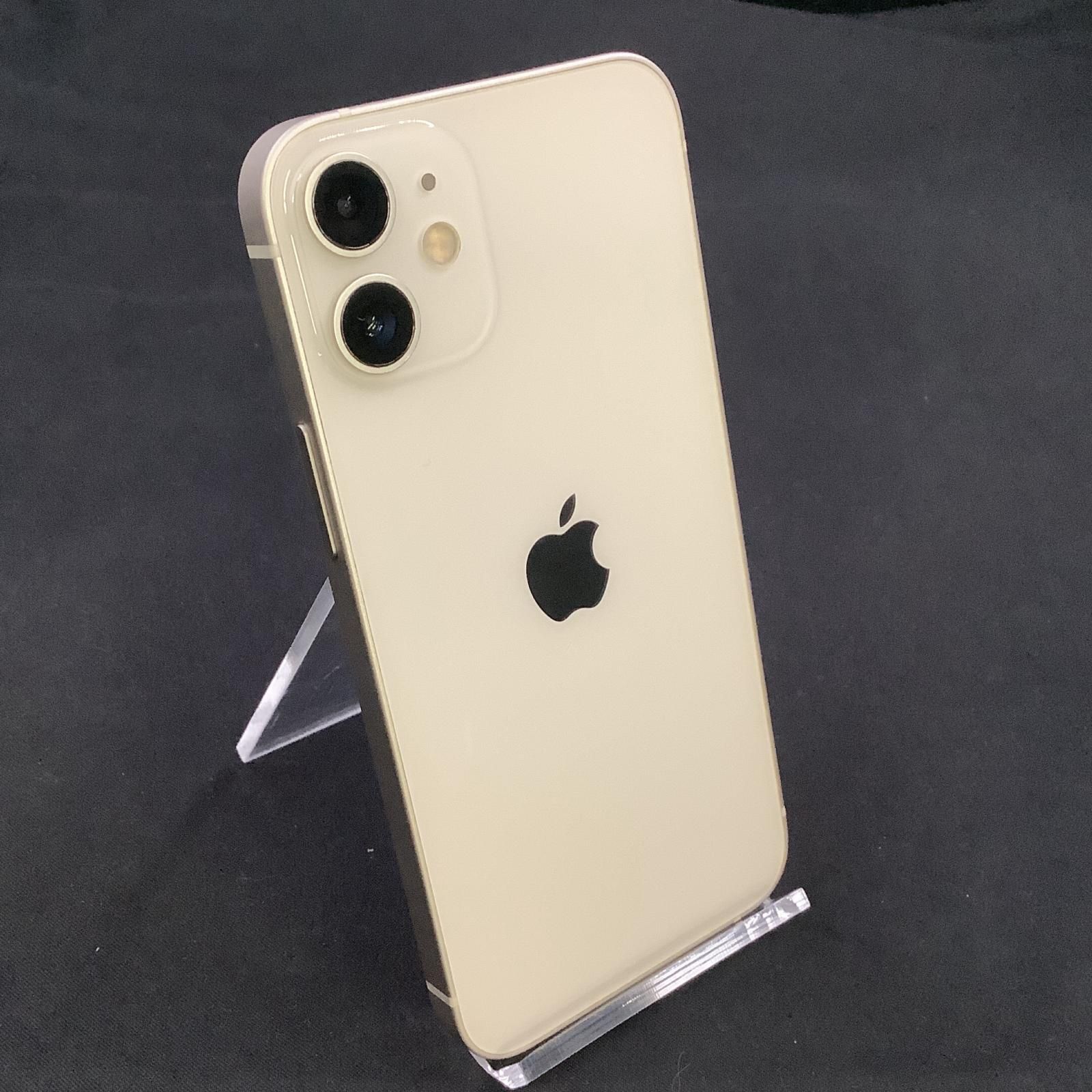 【全額返金保証】【最速発送】Apple iPhone 12 mini 128GB ホワイト SIMフリー 動作確認済 87%