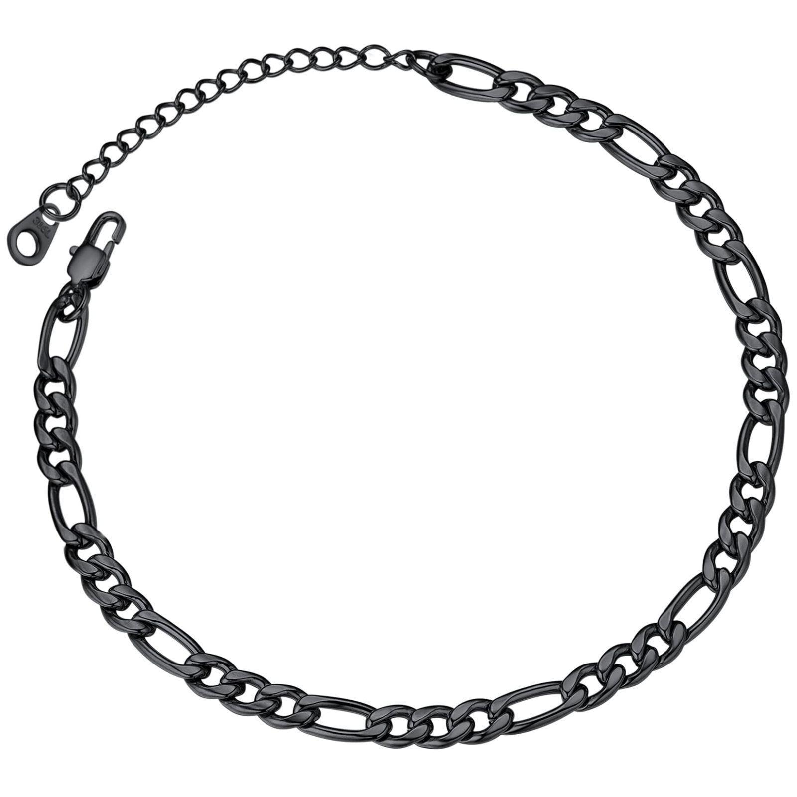 【色: C】ChainsPro ステンレス アンクレット メンズ 人気 黒 ブラ