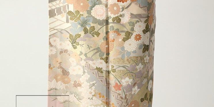 色留袖 身長147-162cm 三つ紋 it-025 - メルカリ