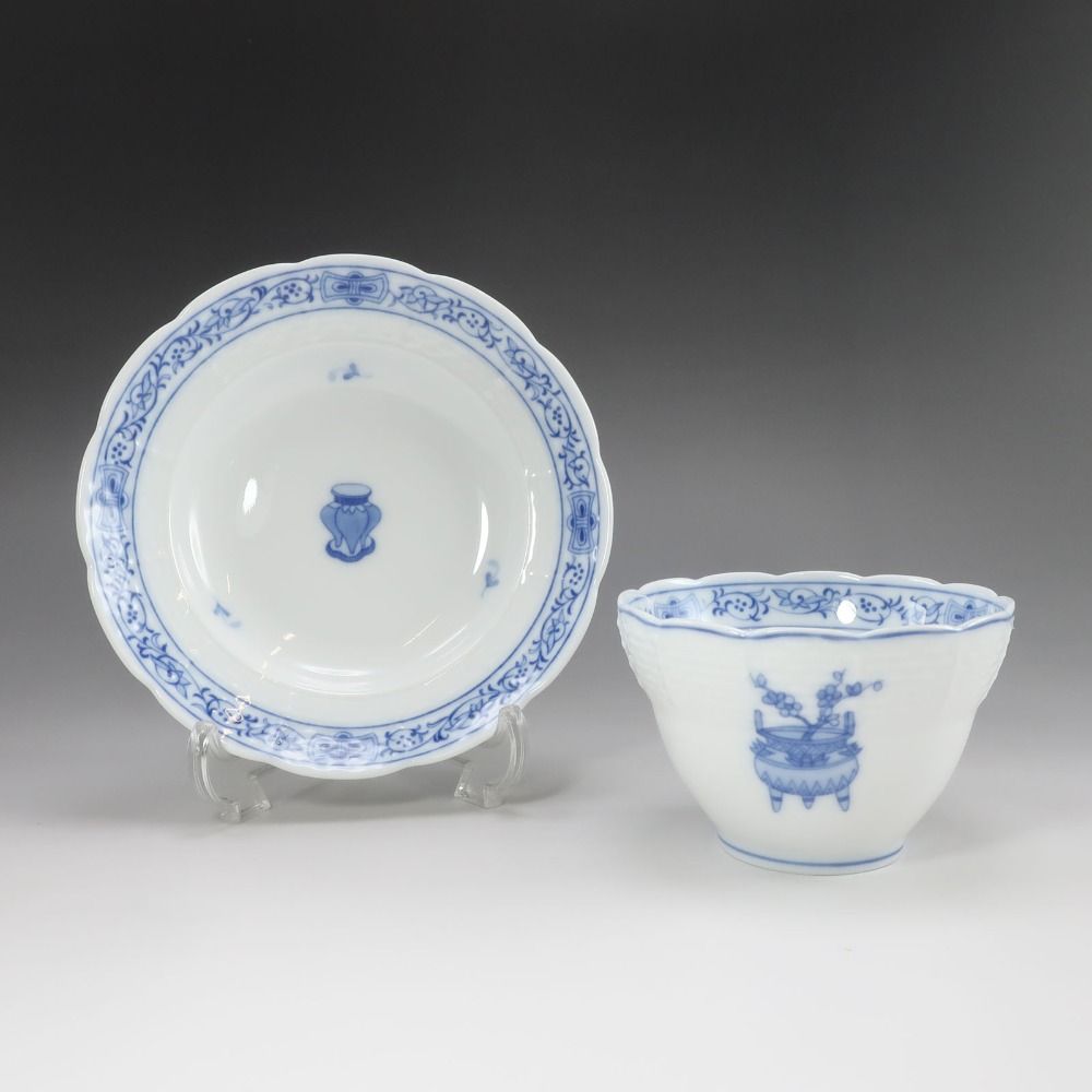 HEREND ヘレンド シノワズリ 染付東方の宝 カップ＆ソーサー ポーセリン _ 食器