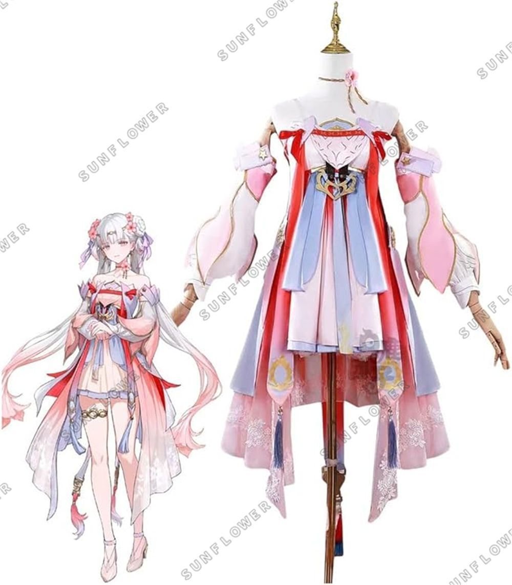 鳴潮 今汐 コスプレ衣装 新年の服装 桃の夭夭たる 豪華版 アクセサリー コスチューム cosplay 演出服 クリスマス 学園祭 ハロウイーン パー