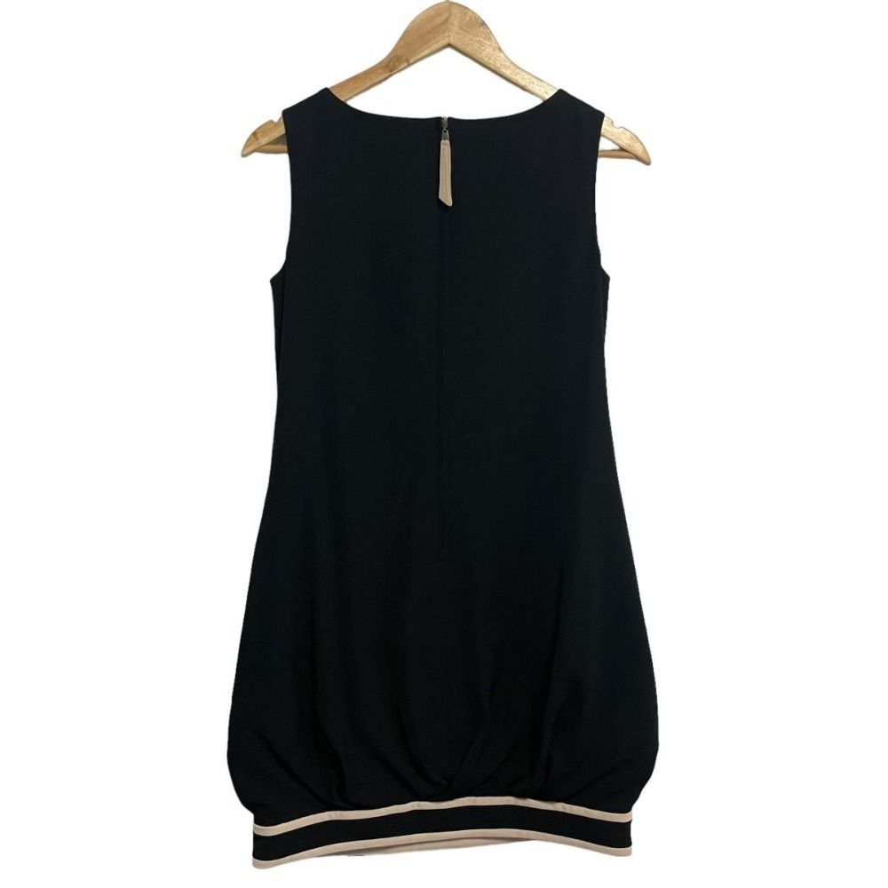 ✨タイムセール✨美品✨フォクシーノースリーブワンピース　38 美品 フォクシー ベルト付 フレアワンピース ノースリーブ ブラック 38