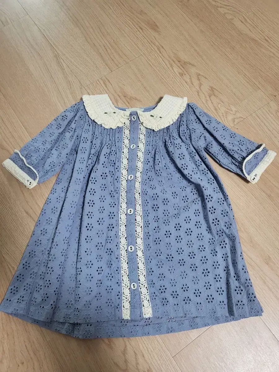 ファミリア お受験スーツ 120cm 女の子 濃紺 アンサンブル