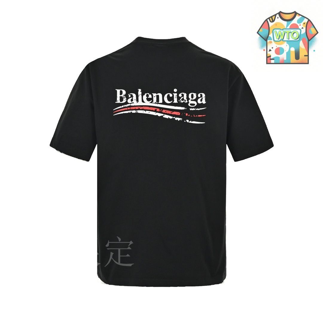 今日WTO】Balenciaga / バレンシアガ 24ss モザイクコーラ破洞 T