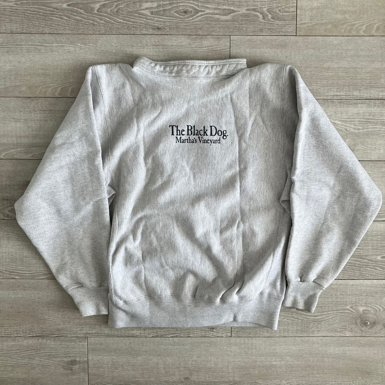 aiko着 80s 90s Black Dog スウェット USA製 XL 90s THE BLACK DOG モックネックスウェット USA製 aiko着用