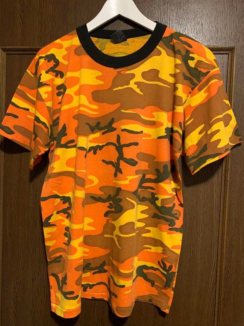 90s orange camo T lost in translation L