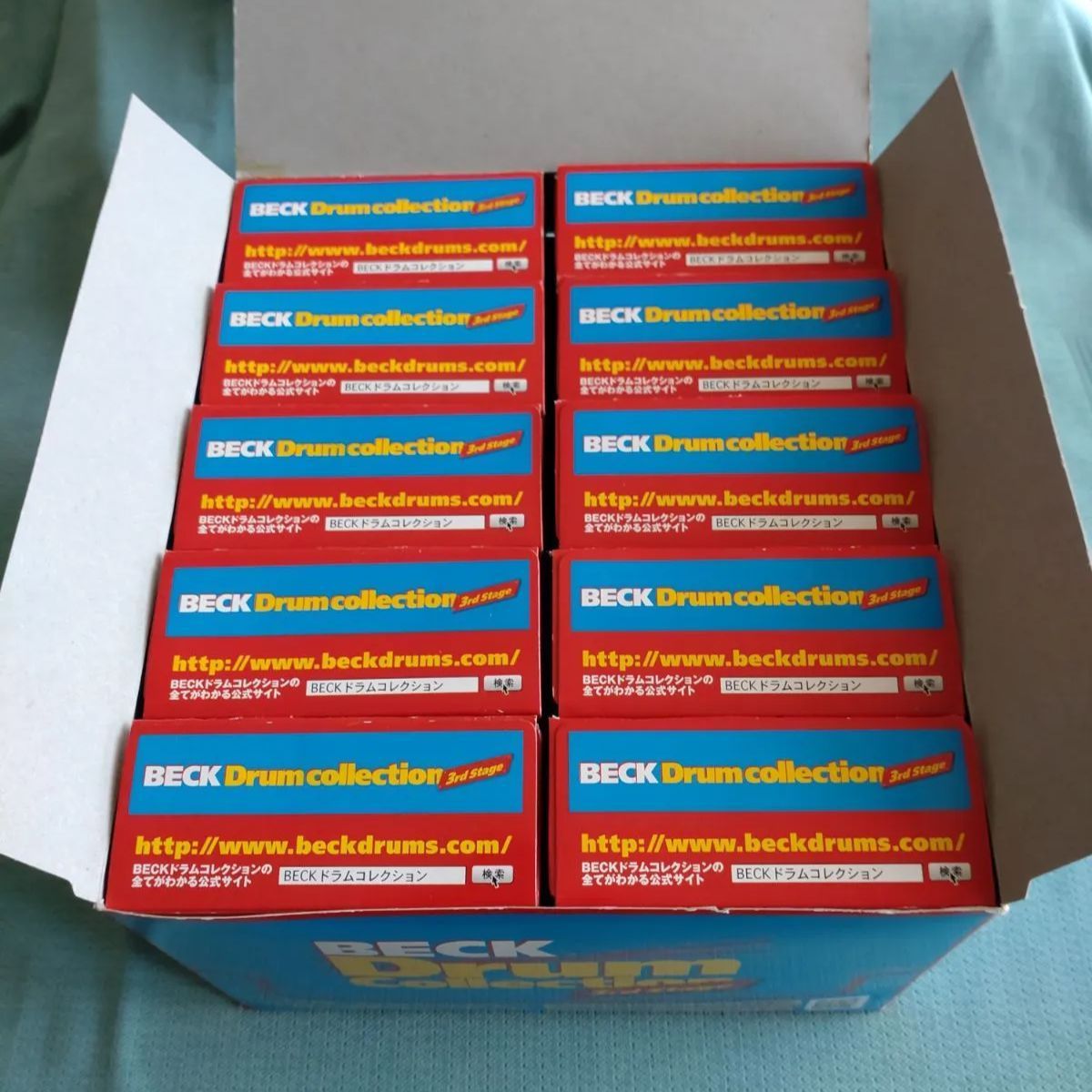 ツーバス Special Set レッドカラーVer.】BECKドラムコレクション 1/12
