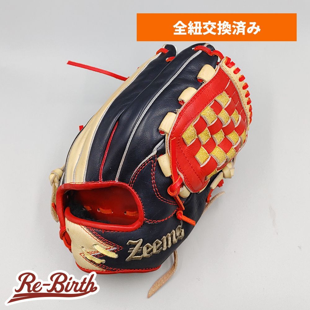 全紐交換済み ジームス 軟式グローブ | オールラウンド用 型付け済み Zeems グラブ WE1208