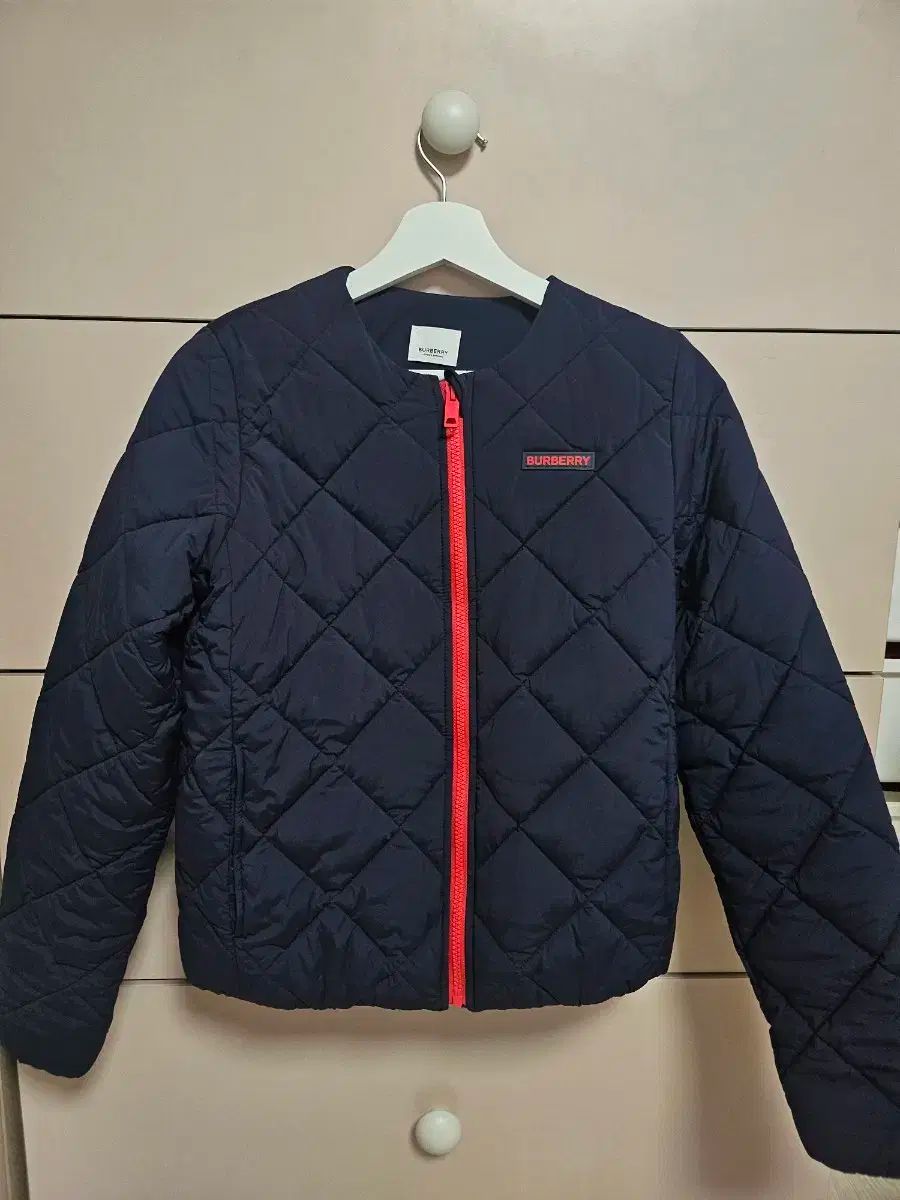 バーバリー ネイビー キルティング ジャケット 14 y