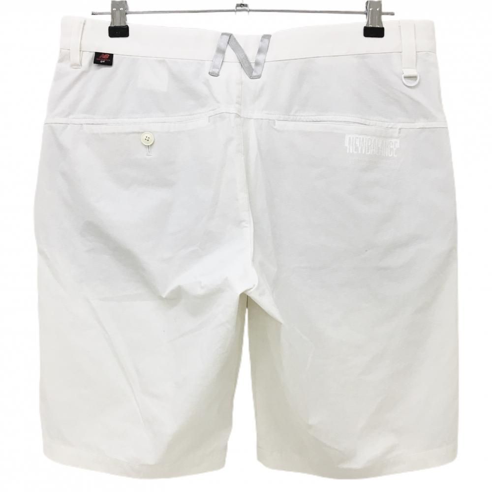 ニューバランス ゴルフ ハーフパンツ【ホワイト/５】新品！ 即決新品 New Balance GOLF ストレッチハーフパンツ 5サイズ 80